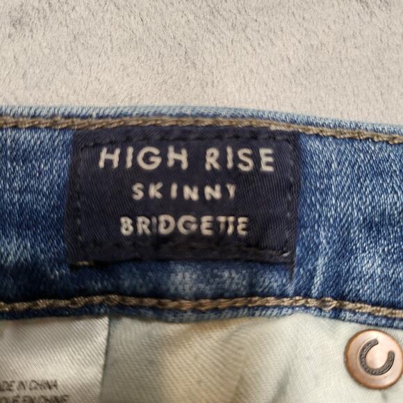 Lucky Brand Jeans Womens 8 29 Blue High Rise Skinny Bridgette Denim Stretch - Picture 6 of 12